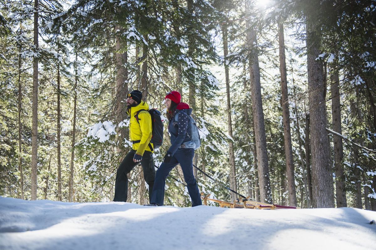 [Translate to Englisch:] Wandern mit Rodel