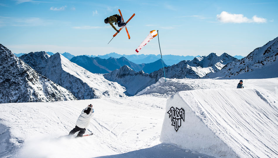 Skifahren im Stubaital 