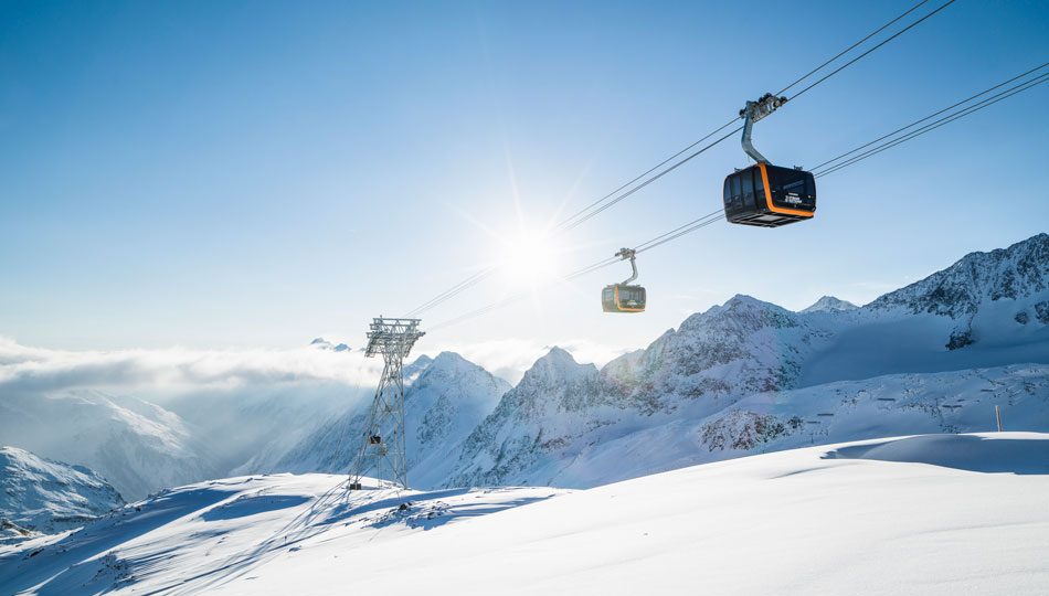 Skifahren im Stubaital 